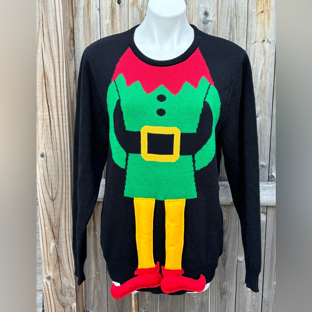 ROUTE 66 3D Christmas Elf Sweater